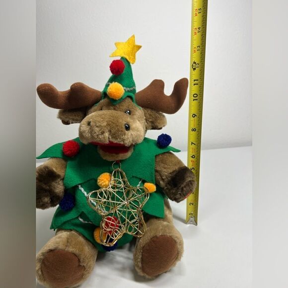 Reindeer Plush Lights 12" tall no singing - Picture 3 of 7